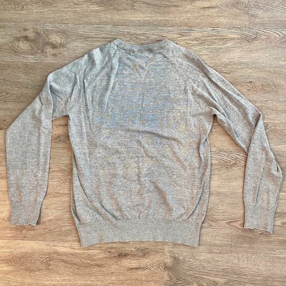 Men's Solid Gray H&M Knit Sweater - Picture 2 of 6